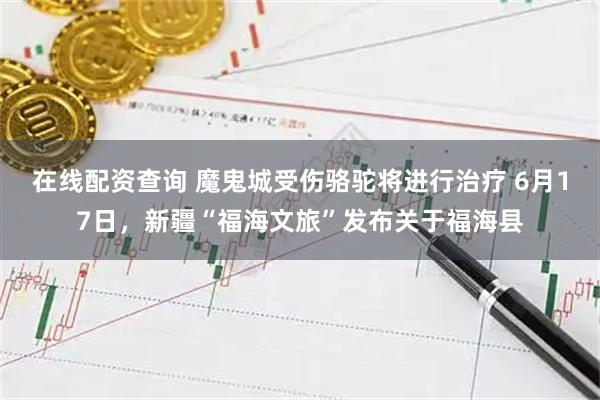 在线配资查询 魔鬼城受伤骆驼将进行治疗 6月17日，新疆“福海文旅”发布关于福海县